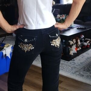 Angels black corduroy jeans